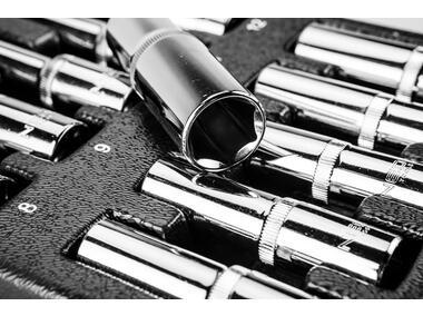 Zdjęcie: Nasadki długie 1/2", 8-21 mm, zestaw 14 sztuk, wkładka NEO