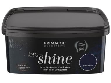 Zdjęcie: Farba dekoracyjna z brokatem Lets Shine Barcelona 2 L PRIMACOL DECORATIVE