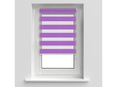 Zdjęcie: Roleta 68x140 cm Zebra II granat DECODESIGN