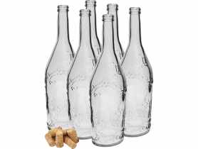 Butelka 500 ml domowa nalewka z korkiem 6 szt. BROWIN