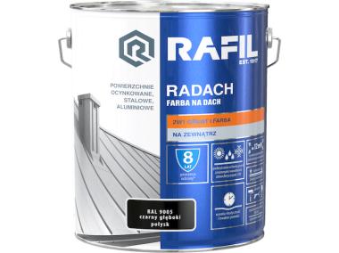 Zdjęcie: Farba na dach Radach czarny RAL9005 10L RAFIL