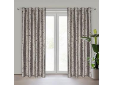Zdjęcie: Zasłona gotowa Tami 140 x 250 cm stalowy EUROFIRANY