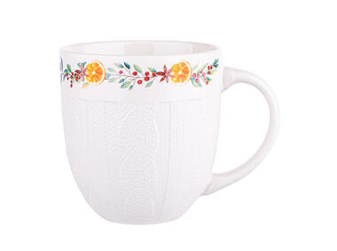 Zdjęcie: Kubek baryłka 500 ml dekoracja winter Tea ALTOMDESIGN
