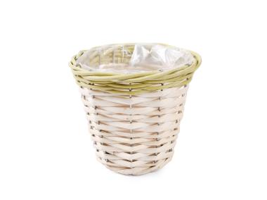 Zdjęcie: Osłonka wiklinow z folią 15x15x13 cm TIN TOURS