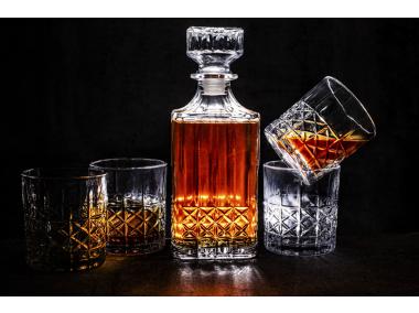 Zdjęcie: Zestaw do whisky Cascade karafka 900 ml + 4 szklanki 330 ml ALTOMDESIGN