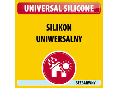 Zdjęcie: Silikon uniwersalny blister 60 g bezbarwny SOUDAL