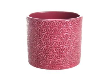 Zdjęcie: Osłonka doniczkowa Cylinder 415 rubin lazur 17 cm CERMAX