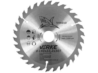 Zdjęcie: Tarcza widiowa 140 mm x 22,2 mm 30T VERKE