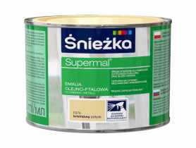 Emalia Supermal kremowy F575 0,4L ŚNIEŻKA