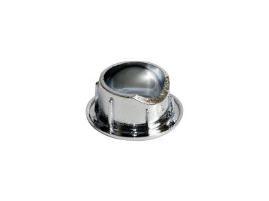 Zdjęcie: Rozetka umywalkowa srebrna 21 mm TYCNER