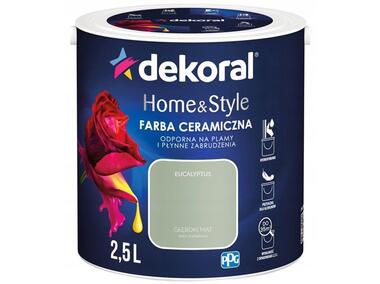 Zdjęcie: Farba ceramiczna Home&Style eucalyptus 2,5 L DEKORAL