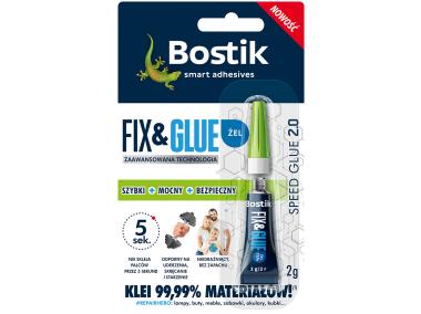 Zdjęcie: Klej Fix&Glue żel bezbarwny 2 g BOSTIK