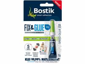 Klej Fix&Glue żel bezbarwny 2 g BOSTIK