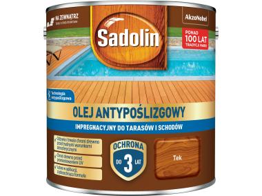 Zdjęcie: Olej antypoślizgowy impregnacyjny Tek 2,5L SADOLIN