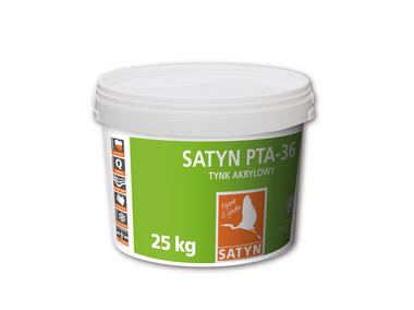 Tynk akrylowy PTA -36, baranek 1.5 mm II - 25 kg SATYN