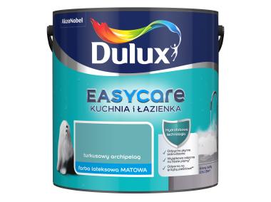 Zdjęcie: Farba do wnętrz EasyCare Kuchnia&Łazienka 2,5 L turkusowy archipelag DULUX