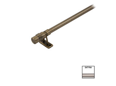 Zdjęcie: Karnisz mini Zeus fi 10 mm - 60 cm walec satyna KARWEL