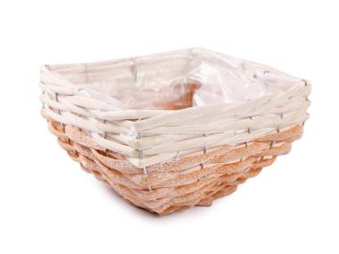Zdjęcie: Osłonka wiklinowa na doniczkę 21x21x11 cm TIN TOURS
