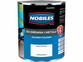 Emalia ftalowa półpołysk biały Ftalonal 0,7 L NOBILES