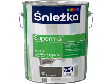 Zdjęcie: Emalia Supermal szary jasny F566 10L ŚNIEŻKA