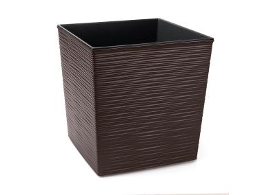 Zdjęcie: Doniczka Juka 250x250 dłuto - mokka GARDEN LIFE