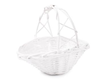 Zdjęcie: Koszyk z folią 27x18x7/10/22 cm biały TIN TOURS
