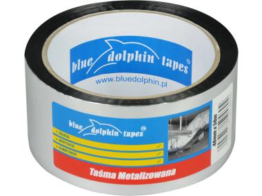 Zdjęcie: Taśma metalalizowana 48 mm - 50 m BLUEDOLPHIN
