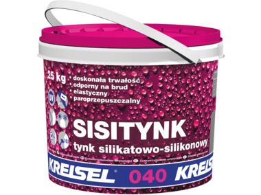 Tynk silikatowo-silikonowy Sisitynk 0,40 biały baranek KREISEL