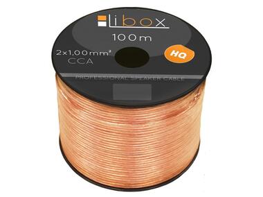 Kabel głośnikowy CCA 2x1,00 LB0007 LIBOX