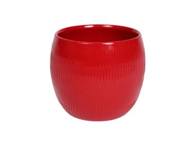 Zdjęcie: Osłonka doniczkowa 667 czerwona 15 cm CERMAX
