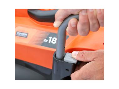 Zdjęcie: Kosiarka 2x18V, 33 cm z dwoma 2.5Ah bateriami i 2A ładowarką BLACK&DECKER