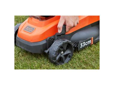 Zdjęcie: Kosiarka 2x18V, 33 cm z dwoma 2.5Ah bateriami i 2A ładowarką BLACK&DECKER