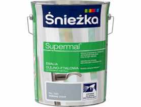 Emalia Supermal stalowy RAL7001 5L ŚNIEŻKA