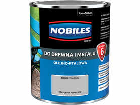 Emalia ftalowa półpołysk popielaty Ftalonal 0,7 L NOBILES