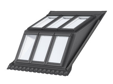 Zdjęcie: Kołnierz bliźniaczy lukarna dla 2x2 EBW MK06 2022BK VELUX