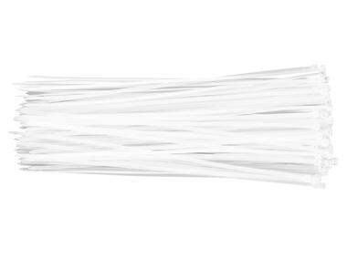 Zdjęcie: Opaski zaciskowe 3.6 x 300 mm, 100 szt., białe TOPEX