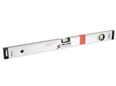 Zdjęcie: Poziomica aluminiowa 800 mm, 2 libelki, 2 zawieszki PROLINE