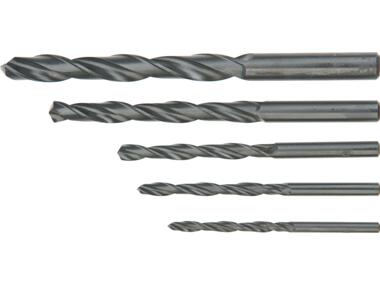 Zdjęcie: Wiertła do metalu HSS, 4.0-10.0 mm, zestaw 5 szt. TOP TOOLS