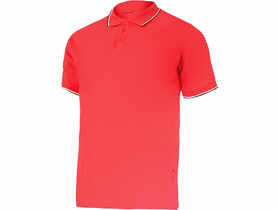 Koszulka Polo 190g/m2, czerwona, L, CE, LAHTI PRO