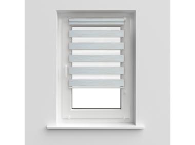 Zdjęcie: Roleta 57x140 cm Zebra IV biało-szary DECODESIGN
