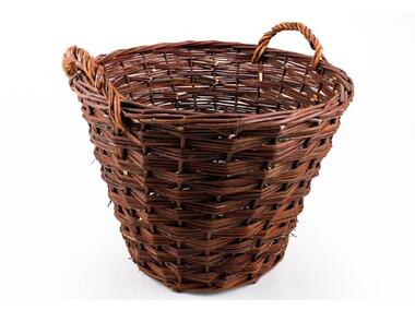 Zdjęcie: Kosz wiklinowy 45 L - 51x51x36/43 cm TIN TOURS