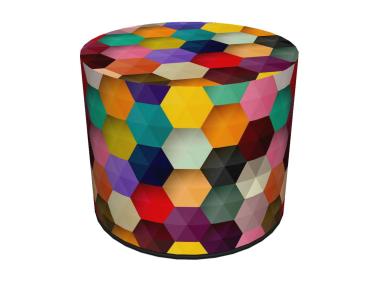 Zdjęcie: Pufa dekoracyjna Factor 40x40 cm BERTONI