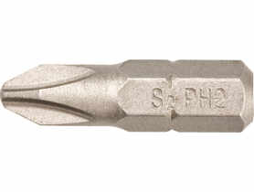 Końcówki wkrętakowe PH2 x 25 mm, 20 sztuk GRAPHITE