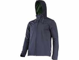 Kurtka softshell z kapturem czarna, 3XL, CE, LAHTI PRO