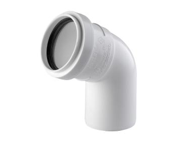 Zdjęcie: Kolano kanalizacyjne BI 110 90 stopni Comfort PIPELIFE