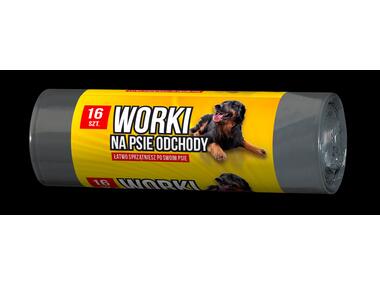Zdjęcie: Worki na psie odchody 16 szt. GROSIK