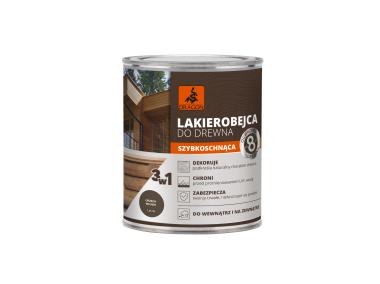 Zdjęcie: Lakierobejca do drewna szybkoschnąca 700 ml orzech włoski DRAGON