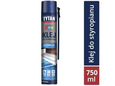 Zdjęcie: Klej do styropianu w wersji wężykowej niebieski Eos 750 ml TYTAN PROFESSIONAL