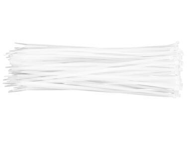 Zdjęcie: Opaski zaciskowe 4.8 x 370 mm, 75 szt., białe TOPEX