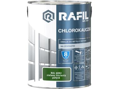Zdjęcie: Emalia chlorokauczuk zielony liść RAL6002 5L RAFIL
